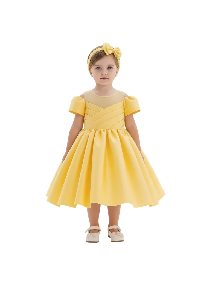 دىدانيالا فستان ساتان أصفر